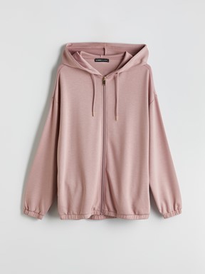 Fermuarlı Sweatshirt AÇIK GRİ