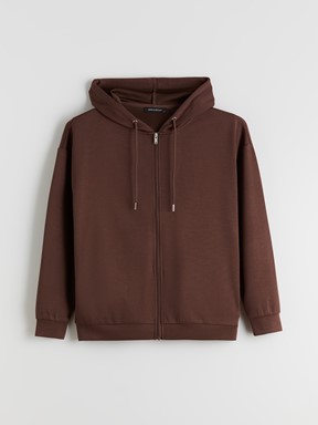 Fermuarlı Sweatshirt AÇIK GRİ