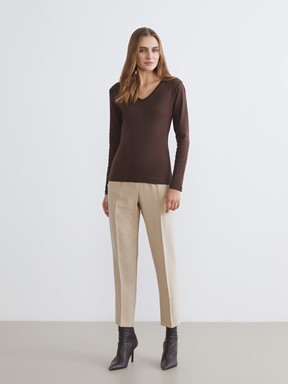 Tişört KAHVERENGİ