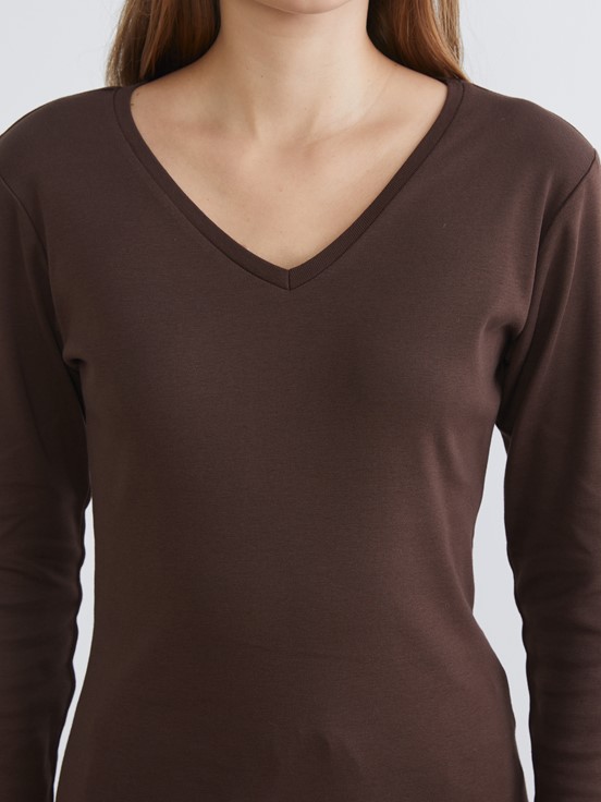 Tişört KAHVERENGİ