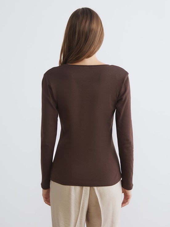 Tişört KAHVERENGİ