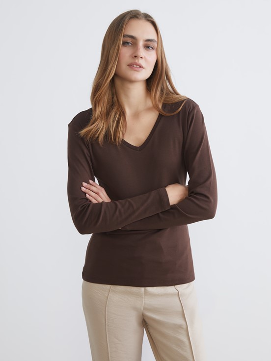 Tişört KAHVERENGİ