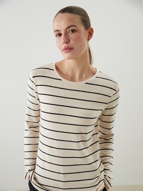 Tişört SİYAH ÇİZGİLİ