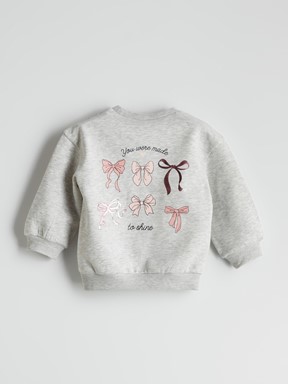 Sweatshirt AÇIK GRİ MELANJ