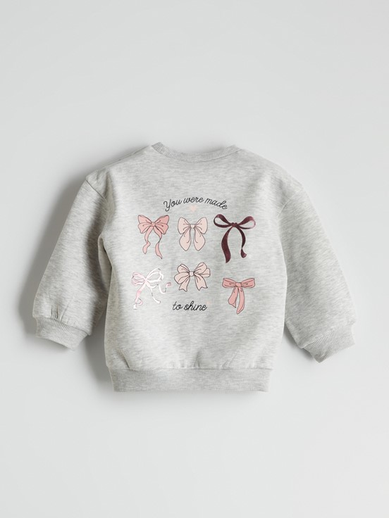 Sweatshirt AÇIK GRİ MELANJ