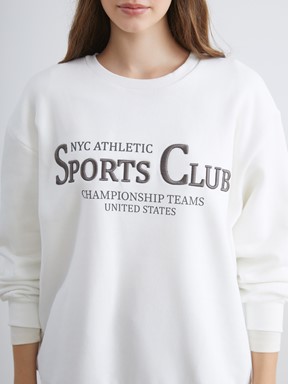 Sweatshirt BEYAZ