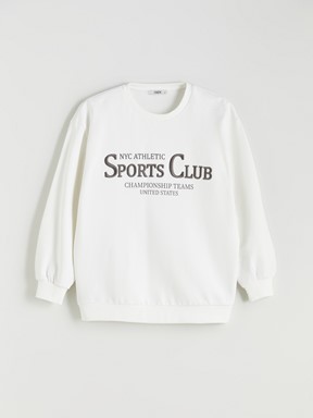 Sweatshirt BEYAZ