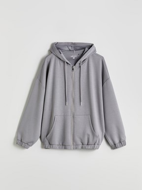 Fermuarlı Sweatshirt GRİ