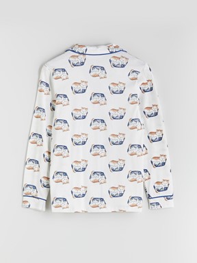 Pijama Takım EKRU BASKILI