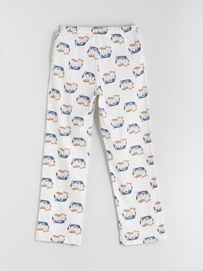 Pijama Takım EKRU BASKILI