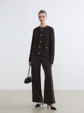 Hırka KOYU KAHVERENGİ