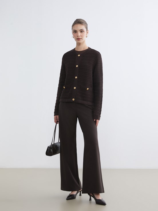 Hırka KOYU KAHVERENGİ