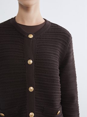 Hırka KOYU KAHVERENGİ