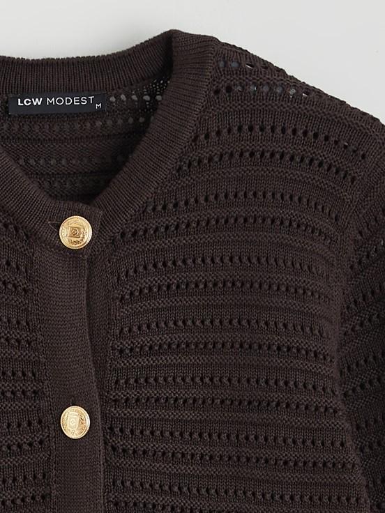 Hırka KOYU KAHVERENGİ