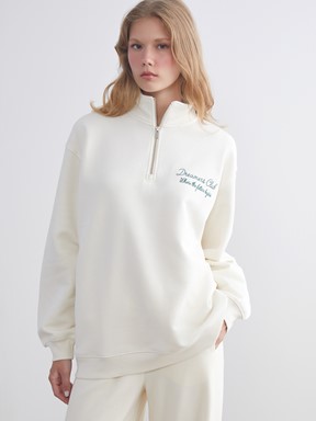 Sweatshirt AÇIK BEJ