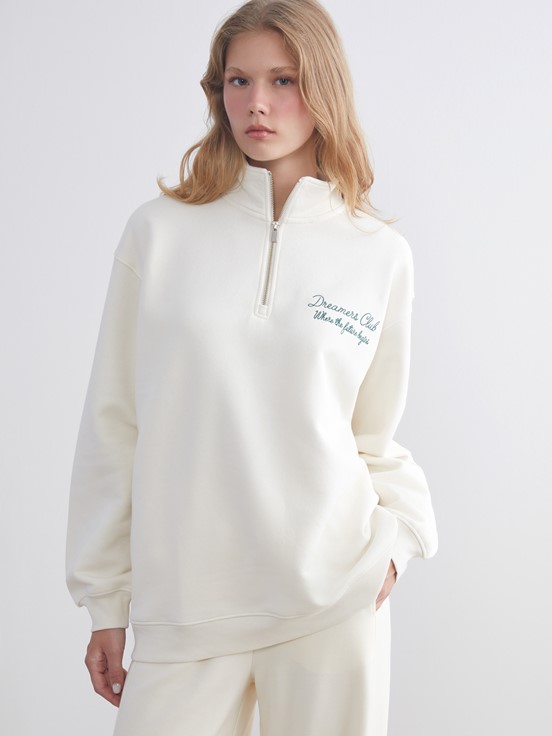 Sweatshirt AÇIK BEJ