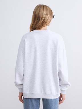 Sweatshirt AÇIK GRİ MELANJ
