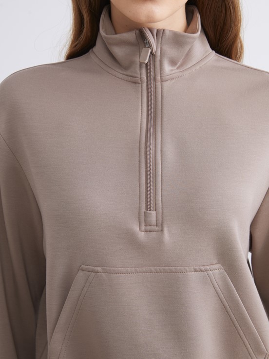 Sweatshirt KAHVERENGİ