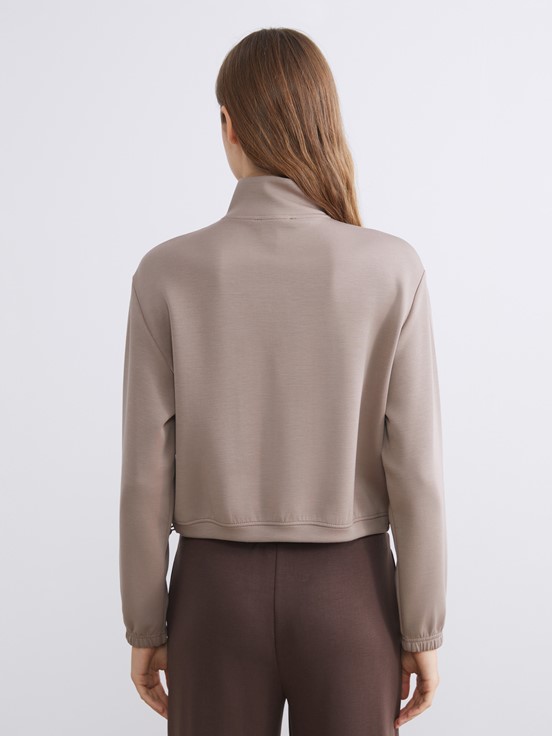Sweatshirt KAHVERENGİ