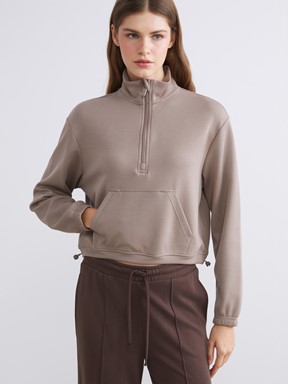 Sweatshirt KAHVERENGİ