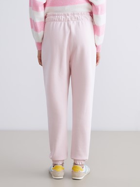 XSIDE Beli Lastikli Kadın Jogger Eşofman Altı AÇIK PEMBE