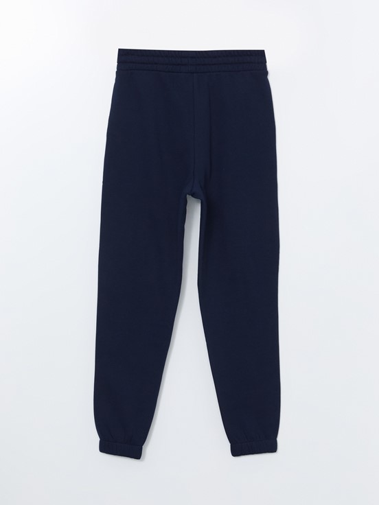 XSIDE Baskılı Beli Lastikli Kadın Jogger Eşofman Altı LACİVERT