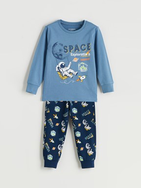 Pijama Takım AÇIK İNDİGO