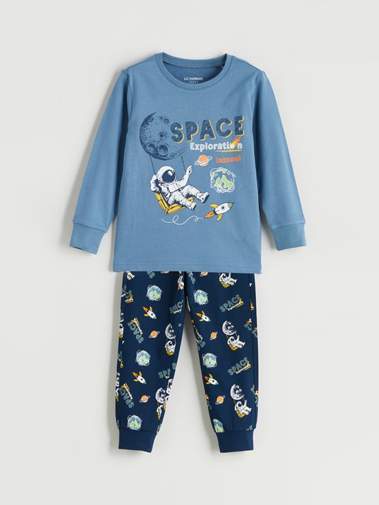 Pijama Takım AÇIK İNDİGO