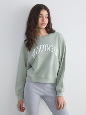 Sweatshirt AÇIK HAKİ