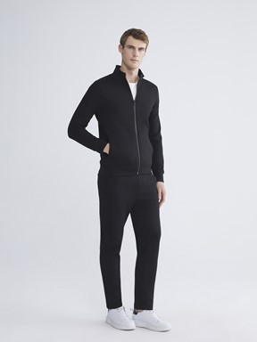 Fermuarlı Sweatshirt YENİ SİYAH