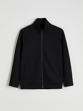 Fermuarlı Sweatshirt YENİ SİYAH