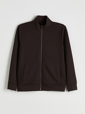 Fermuarlı Sweatshirt YENİ SİYAH