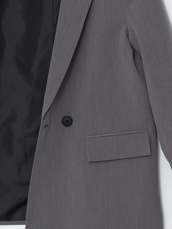 Blazer Ceket GRİ MELANJ