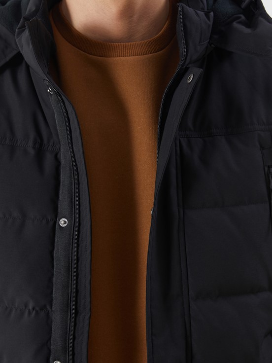 Şişme Mont YENİ SİYAH