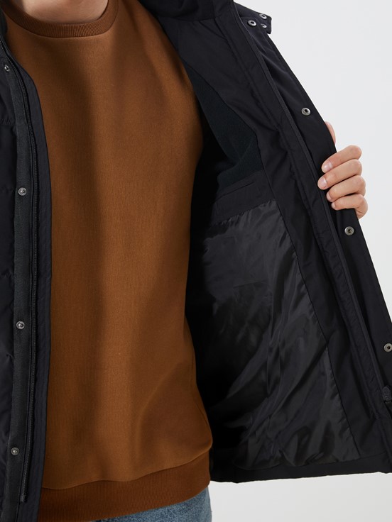 Şişme Mont YENİ SİYAH