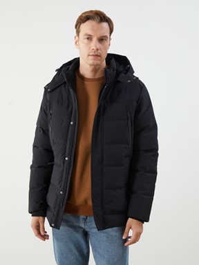 Şişme Mont YENİ SİYAH