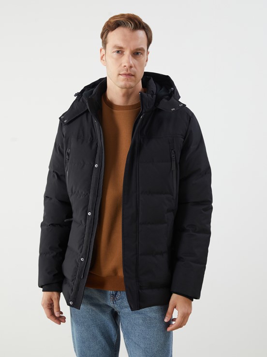 Şişme Mont YENİ SİYAH