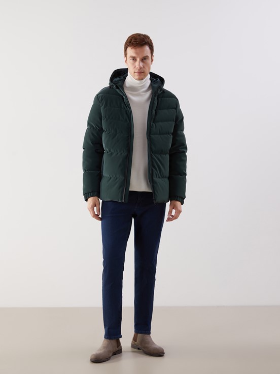 Şişme Mont ZÜMRÜT YEŞİLİ