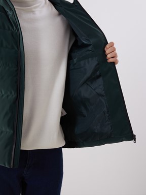 Şişme Mont ZÜMRÜT YEŞİLİ