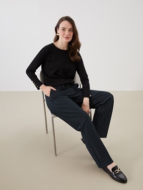 Pantolon LACİVERT ÇİZGİLİ