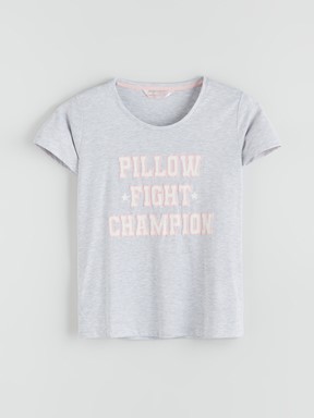 Şortlu Pijama Takımı AÇIK PEMBE BASKILI