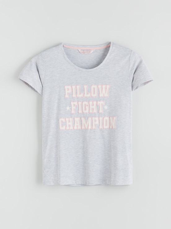 Şortlu Pijama Takımı AÇIK PEMBE BASKILI