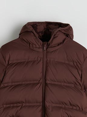 Şişme Mont KAHVERENGİ