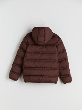 Şişme Mont KAHVERENGİ