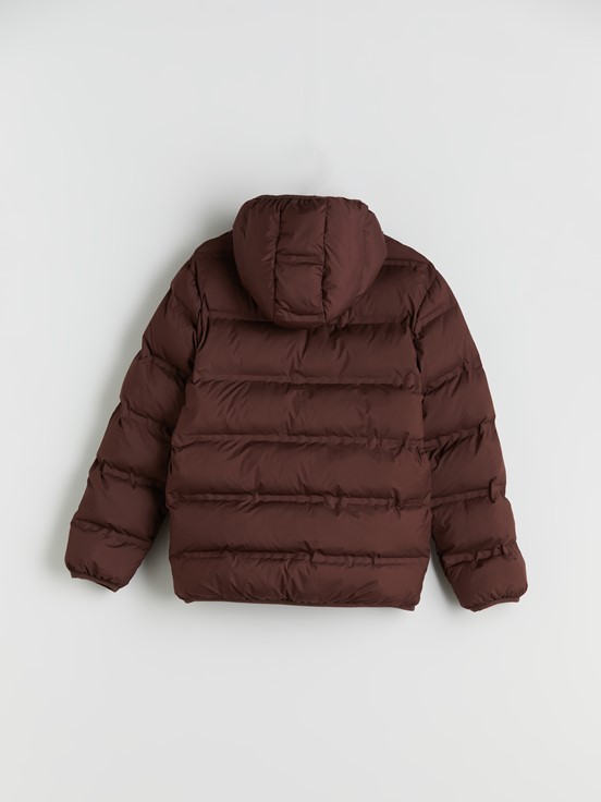 Şişme Mont KAHVERENGİ