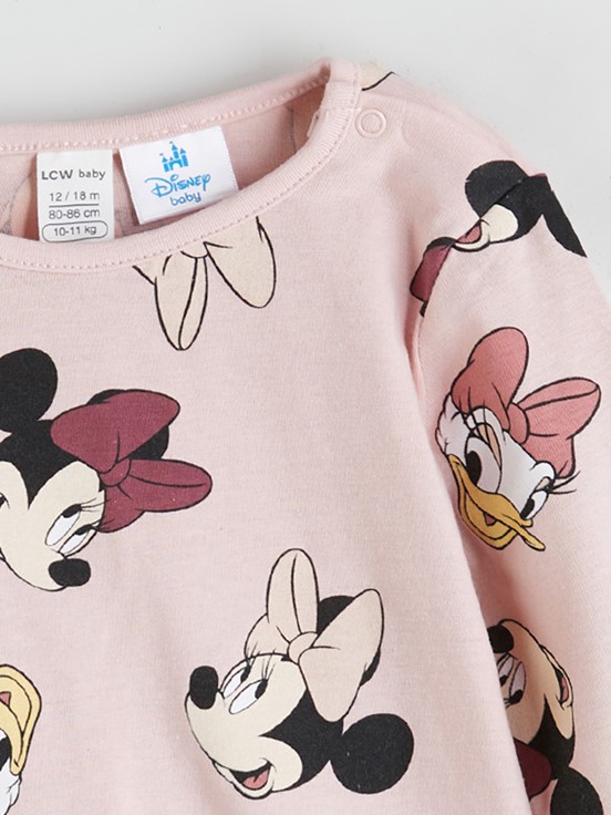 Pijama Takım PEMBE BASKILI