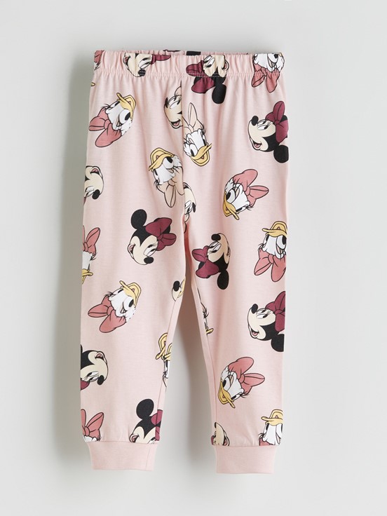 Pijama Takım PEMBE BASKILI