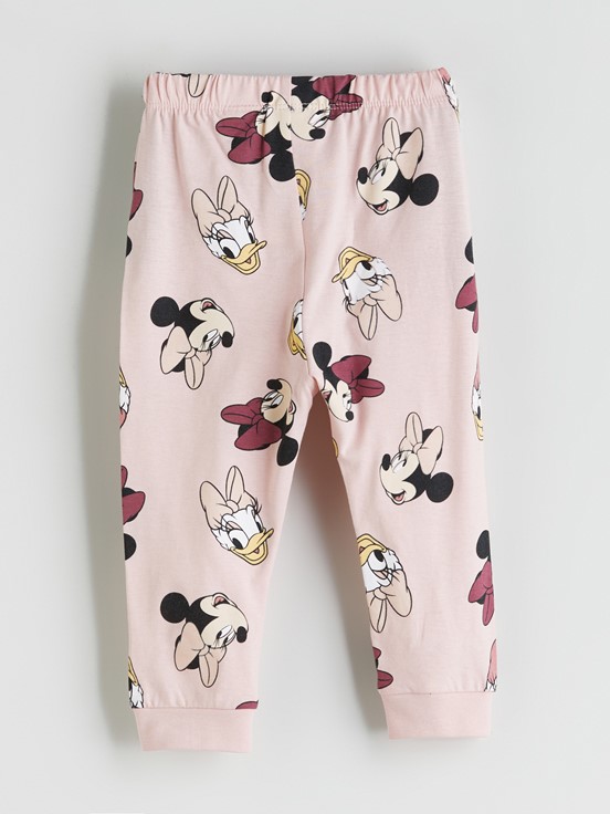 Pijama Takım PEMBE BASKILI