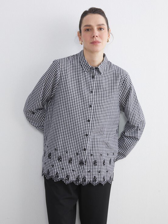 Gömlek SİYAH EKOSELİ