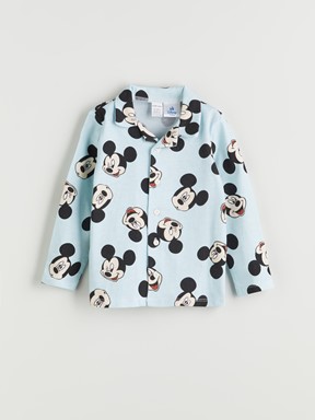 Pijama Takım MAVİ BASKILI